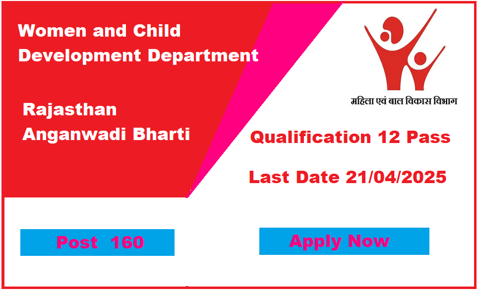 Rajasthan Aaganwadi  Recruitment